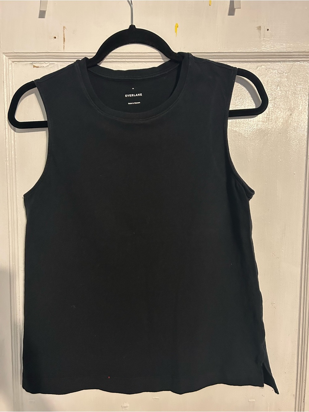 Everlane Black Sleeveless Crew Tank